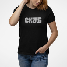  CHILL STITCH – Sporting Name Athlete Silhouettes - Unisex Soft Style T-Shirt – Cheer Cheerleading