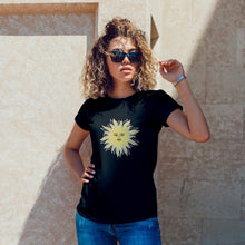  CHILL STITCH | Women's Soft style Tee  Sun's Face Warmth T-shirt