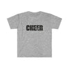 CHILL STITCH – Sporting Name Athlete Silhouettes - Unisex Soft Style T-Shirt – Cheer Cheerleading