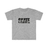 CHILL STITCH – Sporting Name Athlete Silhouettes - Unisex Soft Style T-Shirt – Skate Skateboarding