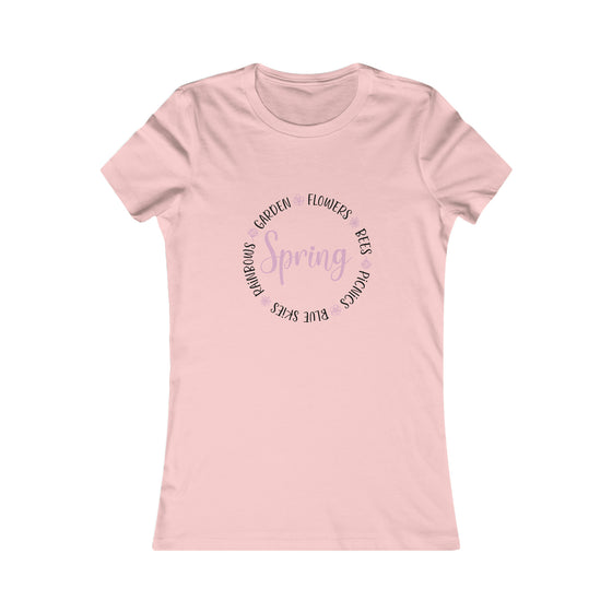 CHILL STITCH – Women’s Bella Canvas -T-shirt –  Spring Circle