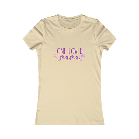 CHILL STITCH – Women’s Bella Canvas – Mom T-shirt – One Loved Mama