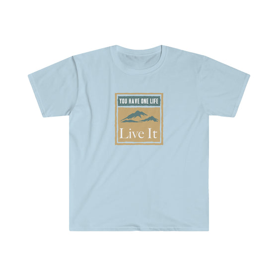 CHILL STITCH – Outdoor Camping Life - Unisex Softstyle T-Shirt – One Life Live It