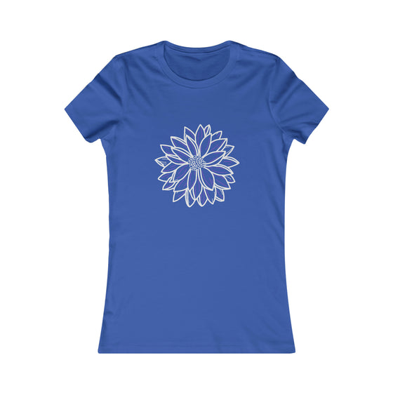 CHILL STITCH – Women’s Bella Canvas -T-shirt – Spring Dahlia