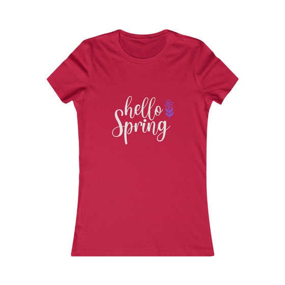 CHILL STITCH – Women’s Bella Canvas -T-shirt – Hello Spring Tee