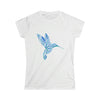 Boho Bohemian Women’s Softstyle Tee T-shirt | Mandala Hummingbird