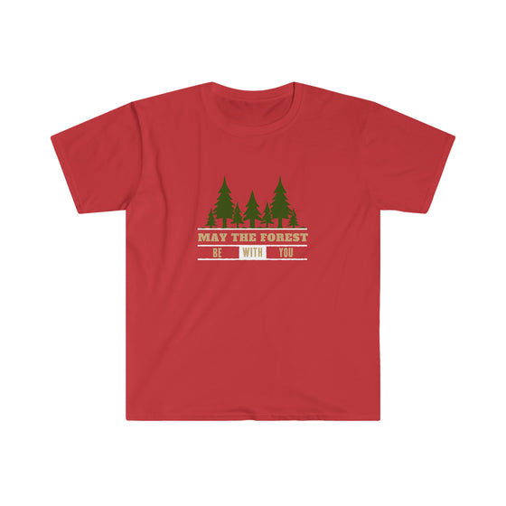 CHILL STITCH – Outdoor Life - Unisex Softstyle T-Shirt – May The Forest Be With You