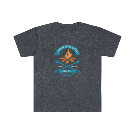 CHILL STITCH – Outdoor Camping Life - Unisex Softstyle T-Shirt – Camping Is the Answer