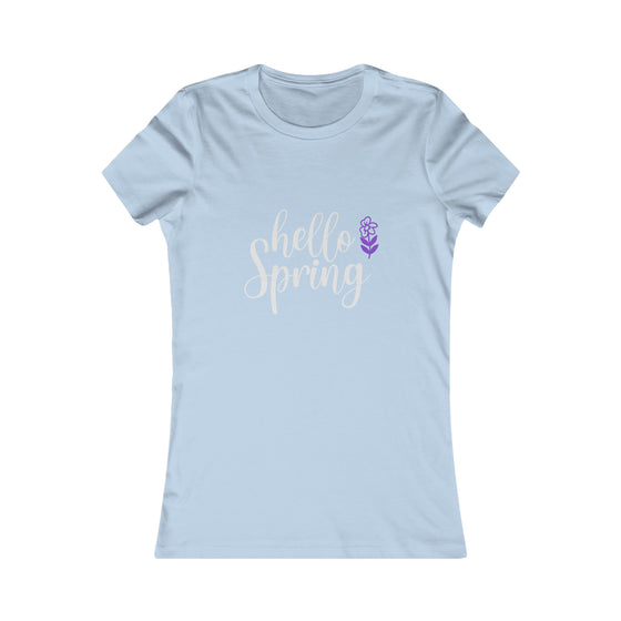 CHILL STITCH – Women’s Bella Canvas -T-shirt – Hello Spring Tee