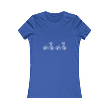  CHILL STITCH – Women’s Bella Canvas -T-shirt – Bicycle Wildflowers