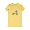 CHILL STITCH – Women’s Bella Canvas -T-shirt – Bicycle Wildflowers