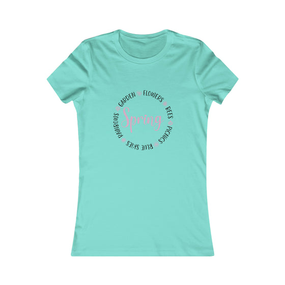 CHILL STITCH – Women’s Bella Canvas -T-shirt –  Spring Circle