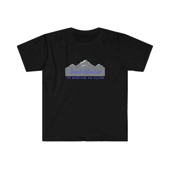 CHILL STITCH – Outdoor Camping Life - Unisex Softstyle T-Shirt – Grand Adventure Mountains