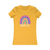 CHILL STITCH – Women’s Bella Canvas – Mom T-shirt –Mom Life Rainbow