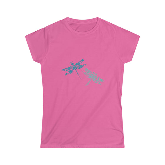 Boho Bohemian Women’s Softstyle Tee T-shirt | Mandala Dragonfly