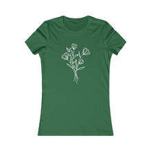  CHILL STITCH – Women’s Bella Canvas -T-shirt –  Flower Boquete Trio