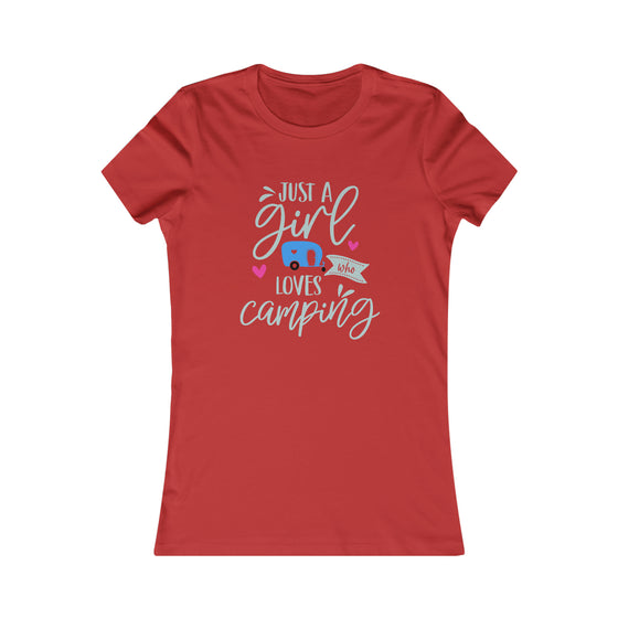 CHILL STITCH – Women’s Bella Canvas -T-shirt – Girl Loves Camping