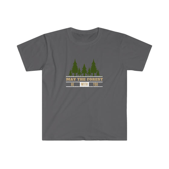 CHILL STITCH – Outdoor Life - Unisex Softstyle T-Shirt – May The Forest Be With You