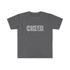 CHILL STITCH – Sporting Name Athlete Silhouettes - Unisex Soft Style T-Shirt – Cheer Cheerleading