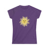 CHILL STITCH | Women's Soft style Tee  Sun's Face Warmth T-shirt