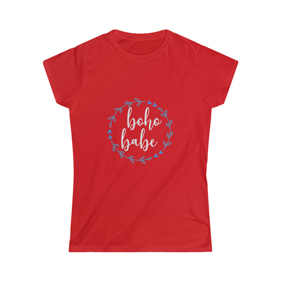 Boho Bohemian Women’s Softstyle Tee T-shirt | Boho Babe | Embrace Your Vibe