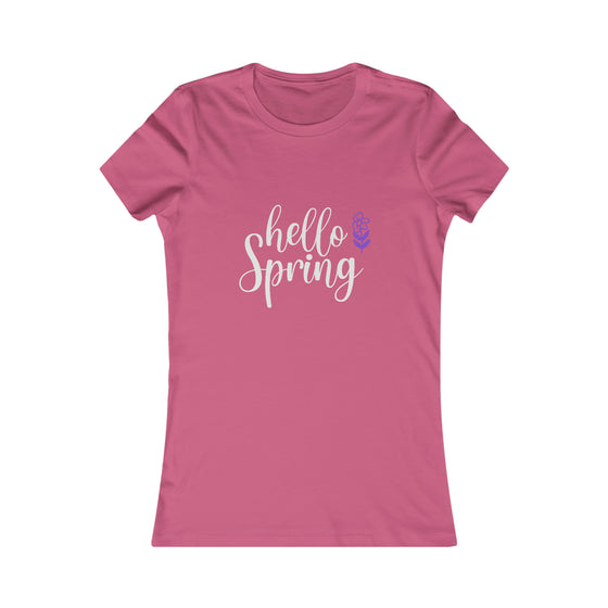 CHILL STITCH – Women’s Bella Canvas -T-shirt – Hello Spring Tee