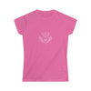 CHILL STITCH | Women's Soft style Tee | Crystals Floral T-shirt