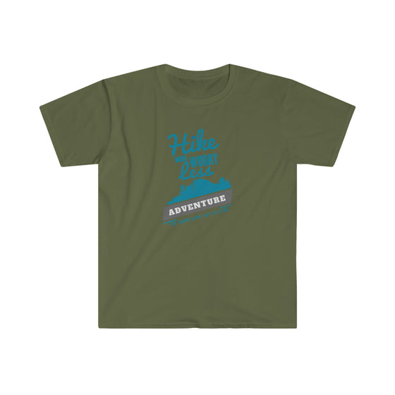 CHILL STITCH – Outdoor Camping Life - Unisex Softstyle T-Shirt – Hike More Worry Less