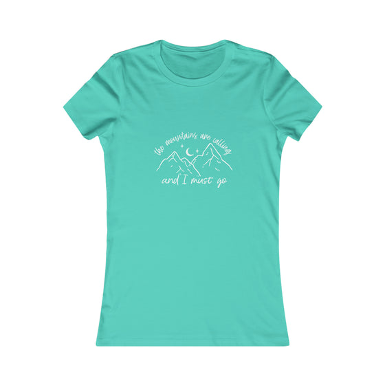 CHILL STITCH – Women’s Bella Canvas -T-shirt –Camping Mountains Calling