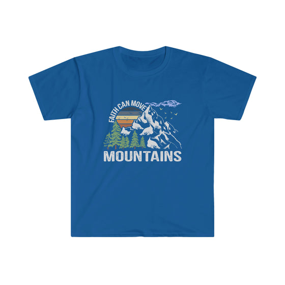 CHILL STITCH – Outdoor Camping Life - Unisex Softstyle T-Shirt – Faith Moving Mountains