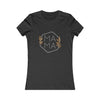 CHILL STITCH – Women’s Bella Canvas – Mama T-shirt – Mama Leaves Hexagonal