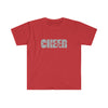 CHILL STITCH – Sporting Name Athlete Silhouettes - Unisex Soft Style T-Shirt – Cheer Cheerleading