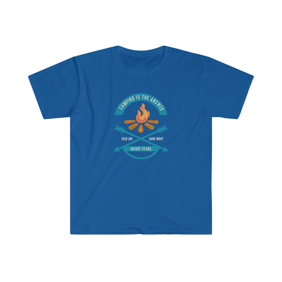 CHILL STITCH – Outdoor Camping Life - Unisex Softstyle T-Shirt – Camping Is the Answer