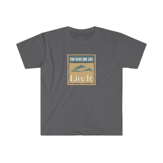 CHILL STITCH – Outdoor Camping Life - Unisex Softstyle T-Shirt – One Life Live It