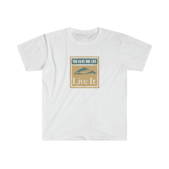 CHILL STITCH – Outdoor Camping Life - Unisex Softstyle T-Shirt – One Life Live It