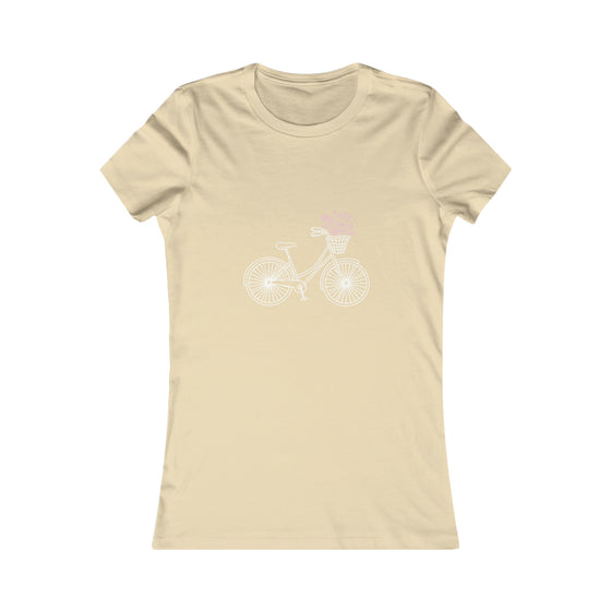 CHILL STITCH – Women’s Bella Canvas -T-shirt – Bicycle Wildflowers