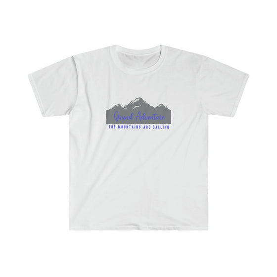 CHILL STITCH – Outdoor Camping Life - Unisex Softstyle T-Shirt – Grand Adventure Mountains