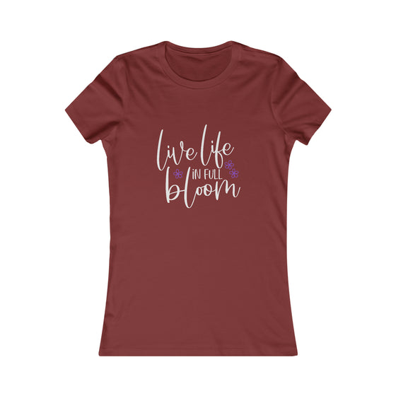 CHILL STITCH – Women’s Bella Canvas -T-shirt –  Life In Bloom