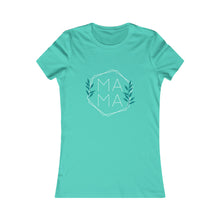  CHILL STITCH – Women’s Bella Canvas – Mama T-shirt – Mama Leaves Hexagonal