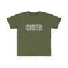 CHILL STITCH – Sporting Name Athlete Silhouettes - Unisex Soft Style T-Shirt – Cheer Cheerleading