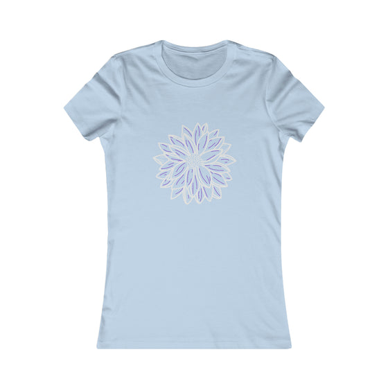 CHILL STITCH – Women’s Bella Canvas -T-shirt – Spring Dahlia