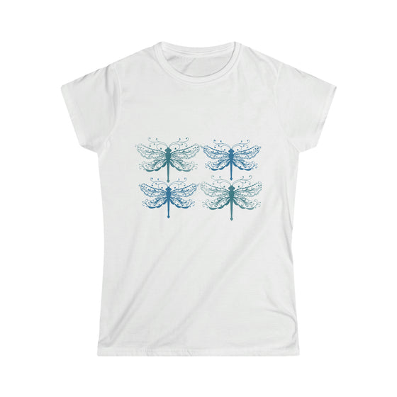 Boho Bohemian Women’s Soft style Tee  T-shirt |  Delicate Dragonfly | Embrace Your Vibe