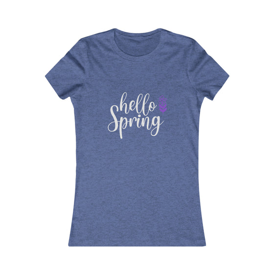 CHILL STITCH – Women’s Bella Canvas -T-shirt – Hello Spring Tee