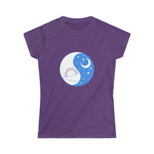  CHILL STITCH | Women's Soft style Tee | Sun Moon Ying Yang T-shirt