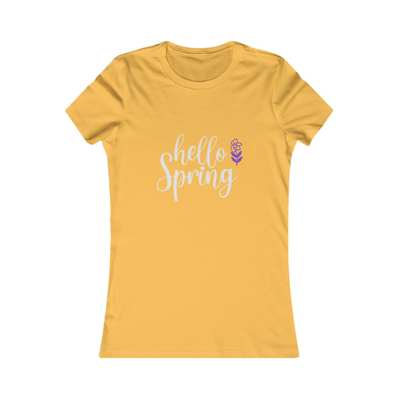 CHILL STITCH – Women’s Bella Canvas -T-shirt – Hello Spring Tee