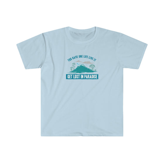 CHILL STITCH – Outdoor Camping Life - Unisex Softstyle T-Shirt – Paradise Live It