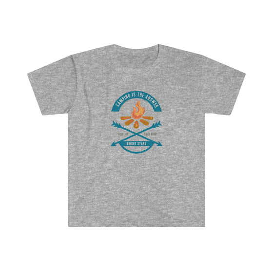 CHILL STITCH – Outdoor Camping Life - Unisex Softstyle T-Shirt – Camping Is the Answer