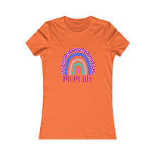  CHILL STITCH – Women’s Bella Canvas – Mom T-shirt –Mom Life Rainbow