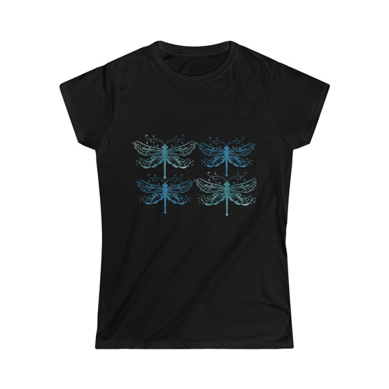 Boho Bohemian Women’s Soft style Tee  T-shirt |  Delicate Dragonfly | Embrace Your Vibe