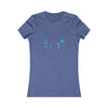 CHILL STITCH – Women’s Bella Canvas -T-shirt –  Flower Row